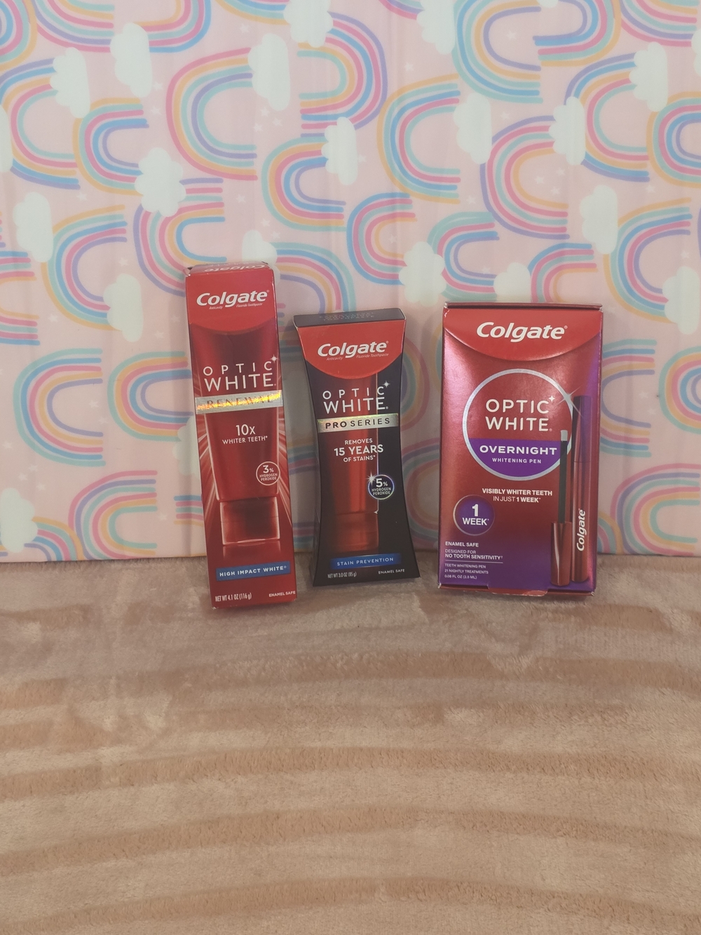 Colgate Optic White Toothpaste 2 Pk & Whitening Pen Set